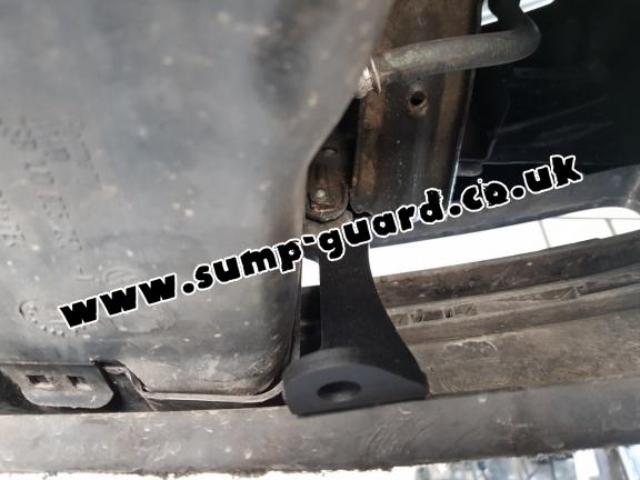 Steel sump guard for golf mk4