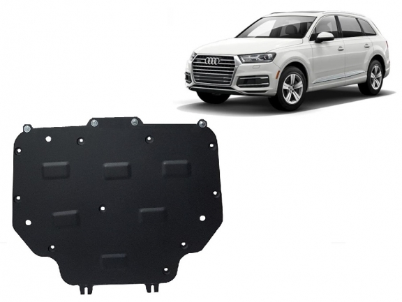 Steel gearbox guard for Audi Q7 