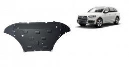 Steel sump guard for Audi Q7