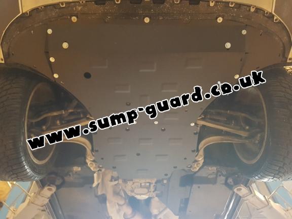 Steel sump guard for Audi Q7