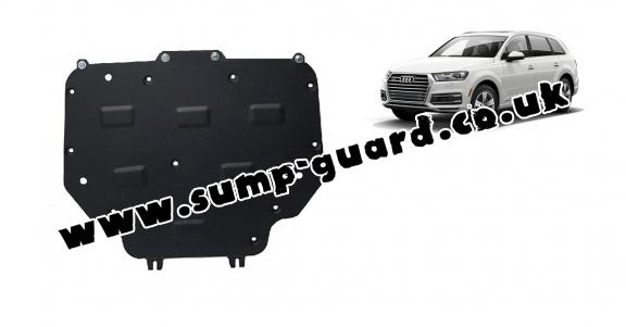 Steel gearbox guard for Audi Q7 