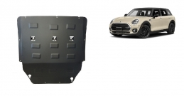 Steel sump guard for the protection of the engine and the gearbox for Mini Clubman