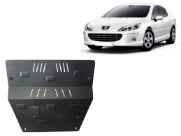 Steel sump guard for Peugeot 407