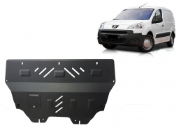 Steel sump guard for Peugeot Partner