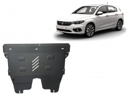 Steel sump guard for Fiat Tipo