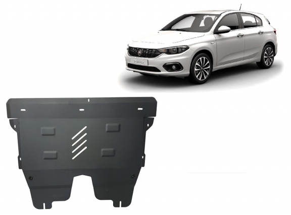 Steel sump guard for Fiat Tipo