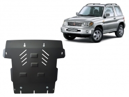 Steel sump guard for Mitsubishi Shogun Pinin