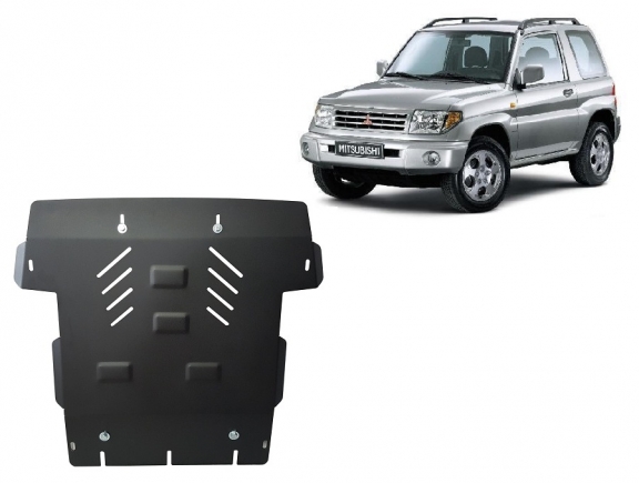 Steel sump guard for Mitsubishi Shogun Pinin