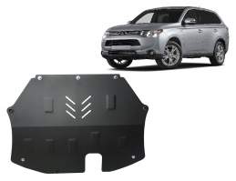 Steel sump guard for Mitsubishi Outlander