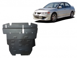 Steel sump guard for Mitsubishi Lancer