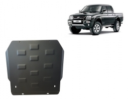 Steel gearbox and differential guard for Mitsubishi L 200
