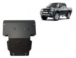 Steel sump guard for Mitsubishi L200