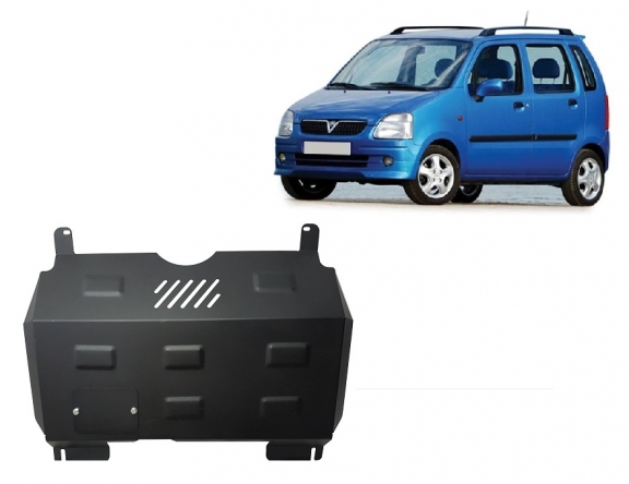 Steel sump guard for Vauxhall Agila (H00)