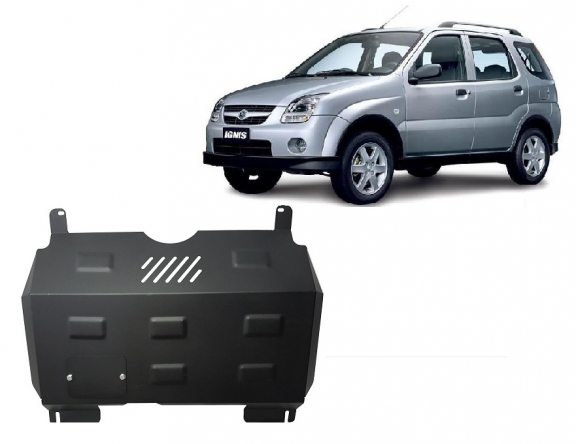 Steel sump guard for the protection of the engine and the gearbox for Suzuki Ignis