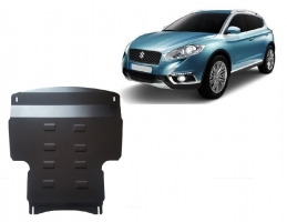 Steel sump guard for the protection of the engine and the gearbox for Suzuki S-Cross