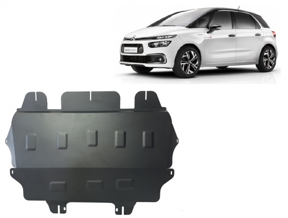 Steel sump guard for Citroen C4 Picasso