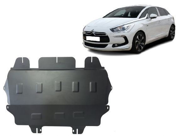 Steel sump guard for Citroen DS5