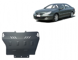 Steel sump guard for Peugeot 607