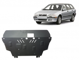 Steel sump guard for Volvo V40