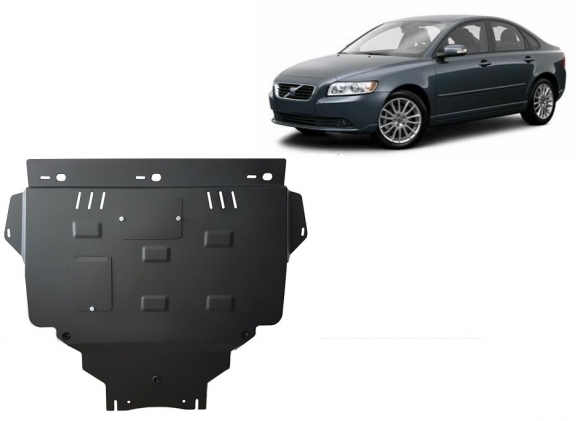 Steel sump guard for Volvo V50