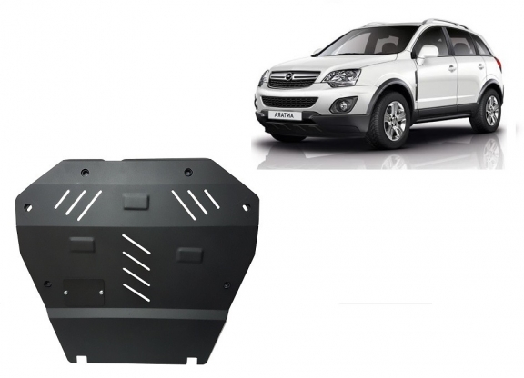 Steel sump guard for Vauxhall Antara