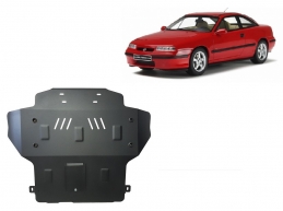 Steel sump guard for Vauxhall Calibra