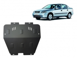 Steel sump guard for Vauxhall Astra G