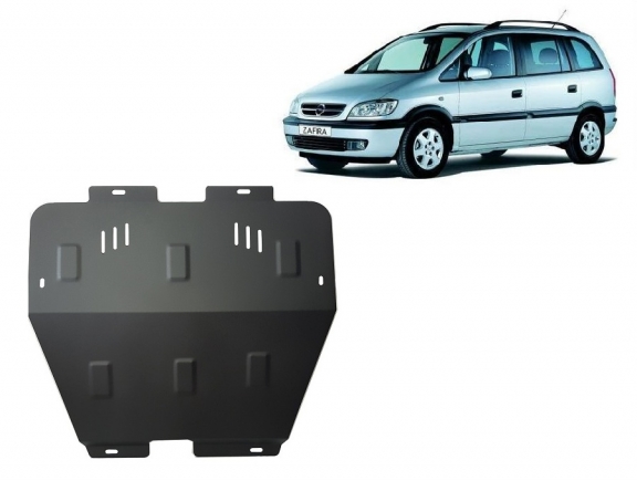 Steel sump guard for Vauxhall Zafira A 