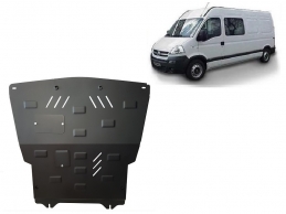 Steel sump guard for Vauxhall Movano A 