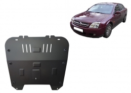 Steel sump guard for Vauxhall Vectra C