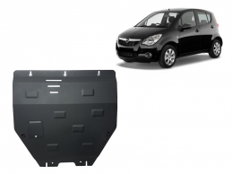 Steel sump guard for Vauxhall Agila (H08)