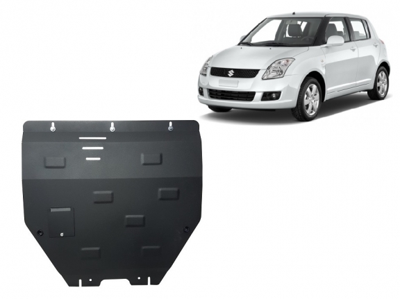 Steel sump guard for Suzuki Swift 2