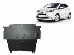 Steel sump guard for Toyota Aygo AB40