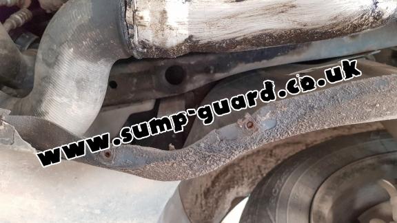 Steel sump guard for Skoda Octavia 2