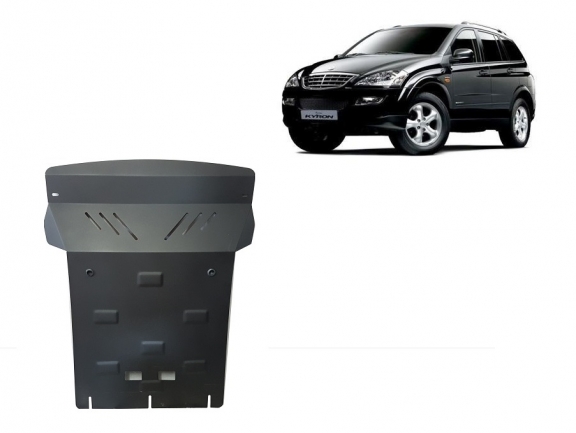 Steel sump guard for SsangYong Kyron