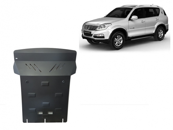 Steel sump guard for SsangYong Rexton 2