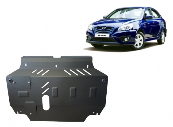 Steel sump guard for Hyundai Verna
