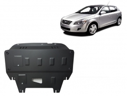 Steel sump guard for Kia Ceed