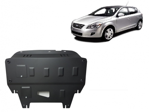 Steel sump guard for Kia Ceed