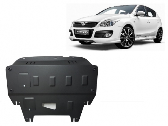 Steel sump guard for Hyundai I30