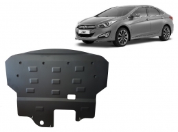 Steel sump guard for the protection of the engine and the gearbox for Hyundai i40