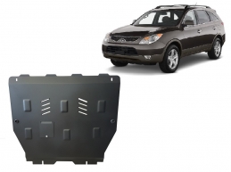 Steel sump guard for Hyundai Veracruz