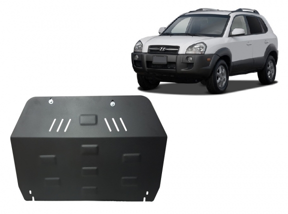 Steel sump guard for Hyundai Tucson