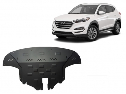 Steel sump guard for Hyundai Tucson