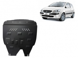 Steel sump guard for Hyundai Getz