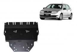 Steel sump guard for Skoda Fabia Diesel