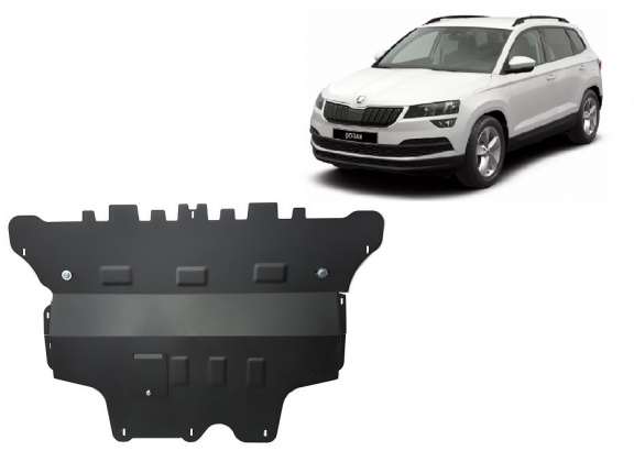 Steel sump guard for Skoda Karoq - manual gearbox