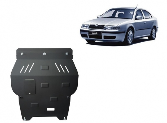 Steel sump guard for Skoda Octavia 1