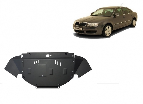 Steel sump guard for Skoda Superb - 1,8  1,9 2,0 TDI