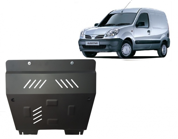 Steel sump guard for Nissan Kubistar